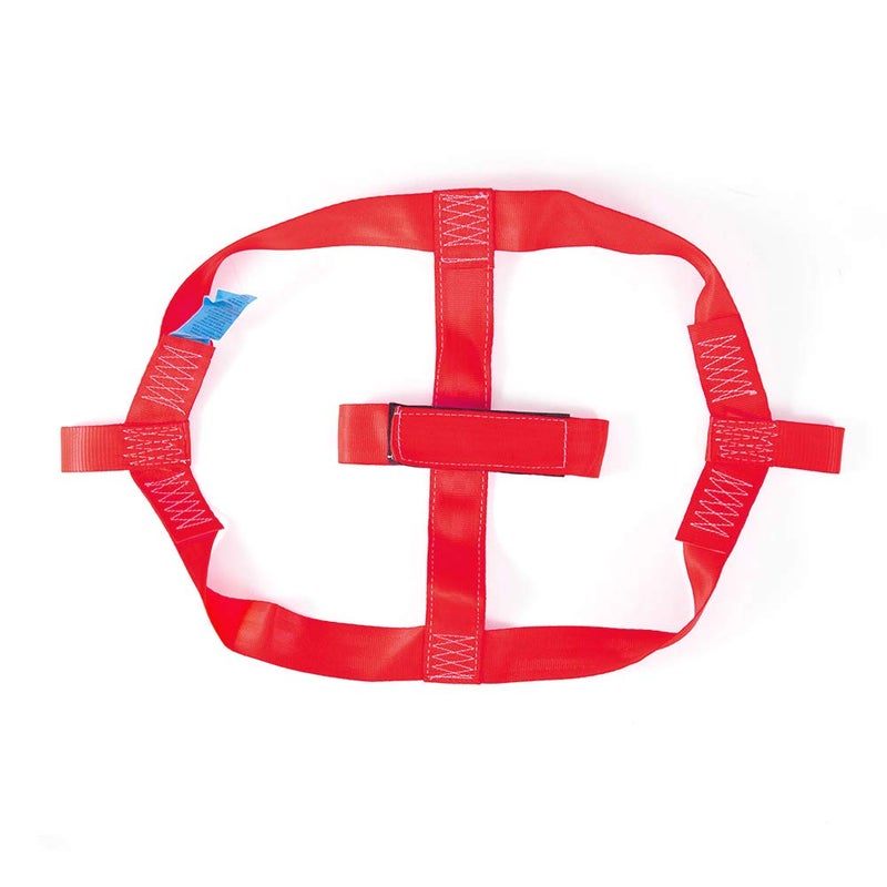 MOTO4U Universal Motorcycle Rear Wheel Tie down Strap in Red - Image 3